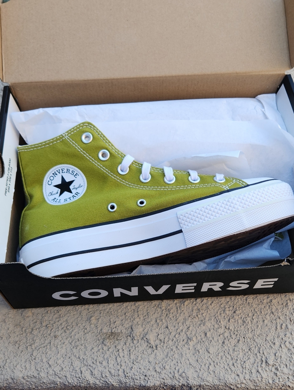 Converse Chuck Taylor All Star High Top Sneakers - Olive Green - Picture 2 of 11